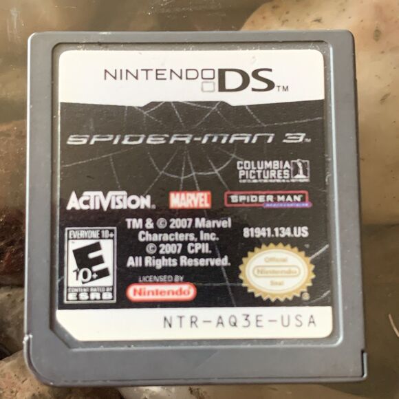 2007 Activision SPIDER-MAN 3 Nintendo DS Cart Only No Case Good Condition - Picture 2 of 3